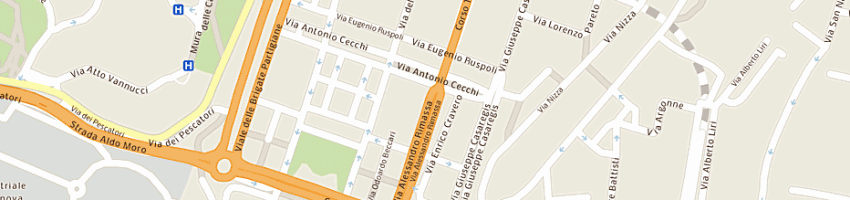 Mappa della impresa mca dott arch maurizio costacurta a GENOVA