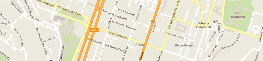 Mappa della impresa ceridono claudio a GENOVA