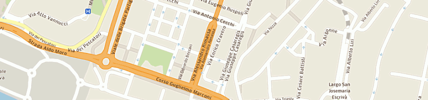 Mappa della impresa impresa riparazioni costruzioni edili di cevasco egidio a GENOVA