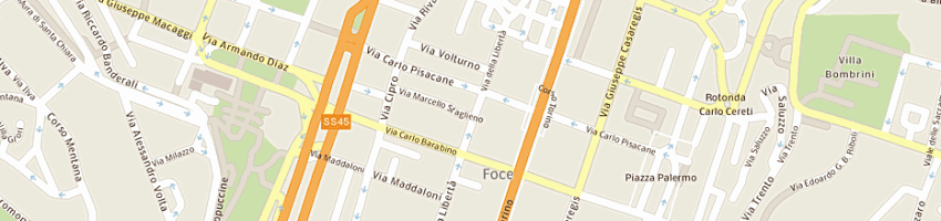 Mappa della impresa mensi roberto a GENOVA