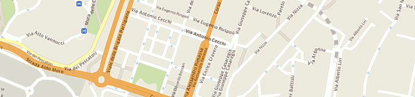 Mappa della impresa studio legale associato bussi avv giancarlo e repetto avv luca a GENOVA