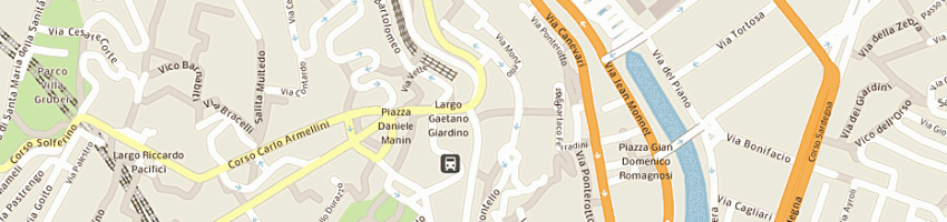 Mappa della impresa foto manin societa' in accomandita semplice di ferrera daniela e c a GENOVA