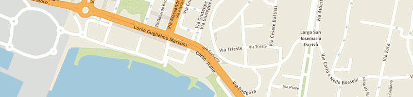 Mappa della impresa agenzia carboni srl a GENOVA