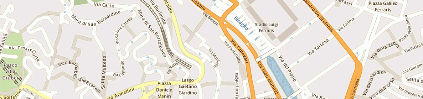 Mappa della impresa manca diego a GENOVA