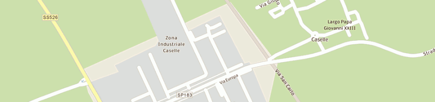 Mappa della impresa mepa cartotecnica di pandolfi sabrina a MORIMONDO
