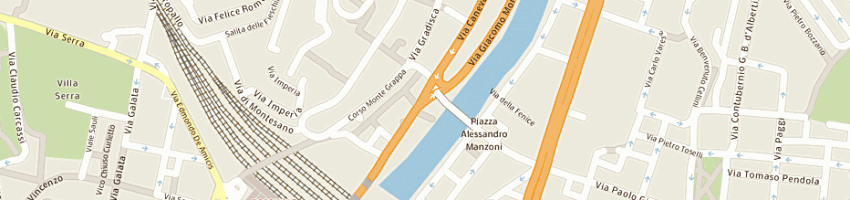 Mappa della impresa l'alibi caffe' sasdi isola stefano e c a GENOVA