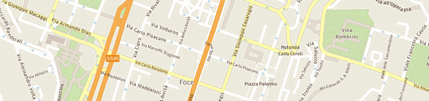 Mappa della impresa sessarego elena a GENOVA