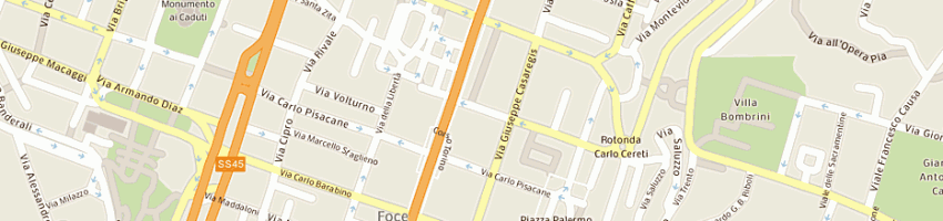 Mappa della impresa daglio pietro a GENOVA