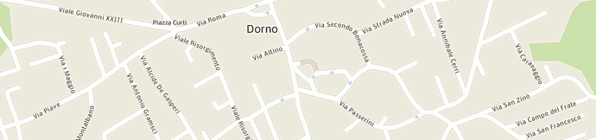 Mappa della impresa poste italiane a DORNO