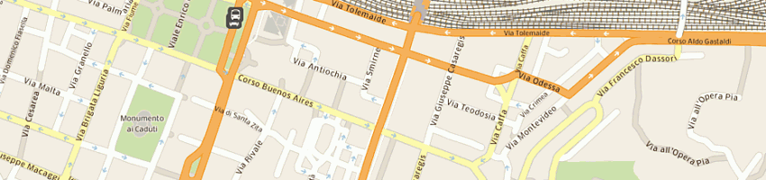 Mappa della impresa tgs snc a GENOVA