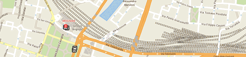 Mappa della impresa impresa pozzi di pozzi guizzetti giuseppe e daniele snc a GENOVA