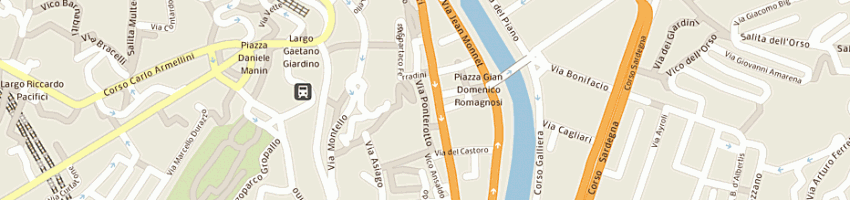 Mappa della impresa conser consorzio di servizi a GENOVA