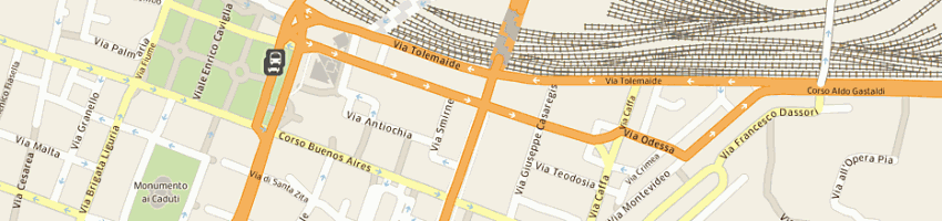 Mappa della impresa rolla claudio a GENOVA