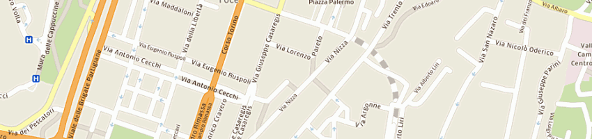 Mappa della impresa musivarius di luciano bonzini a GENOVA