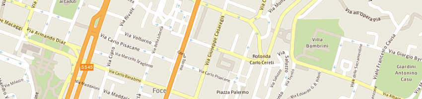Mappa della impresa omicron graphics di nunzio martines a GENOVA