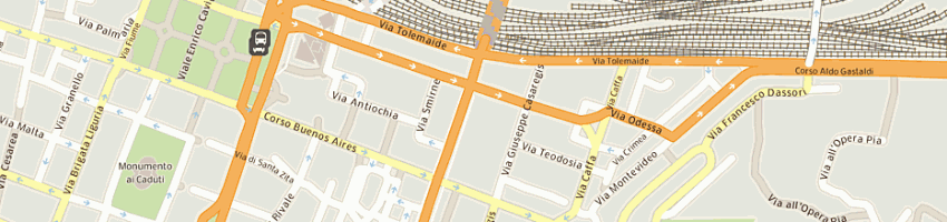 Mappa della impresa garino lauro a GENOVA