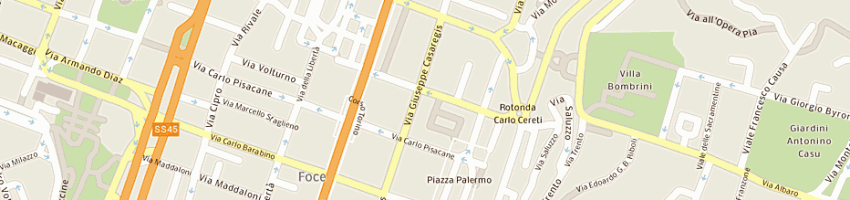 Mappa della impresa ecosei calcestruzzi srl a GENOVA