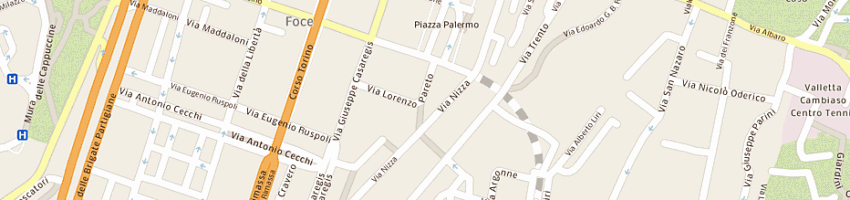 Mappa della impresa ippolito francesco a GENOVA