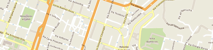 Mappa della impresa duedipicche srl a GENOVA