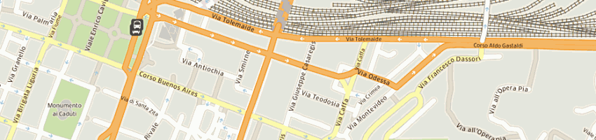 Mappa della impresa athena sistemi srl a GENOVA