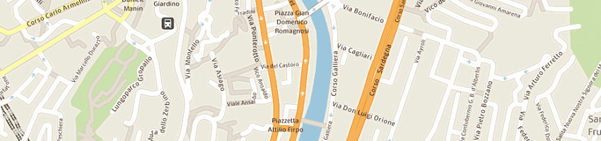 Mappa della impresa scuole pubbliche comunali materne a GENOVA