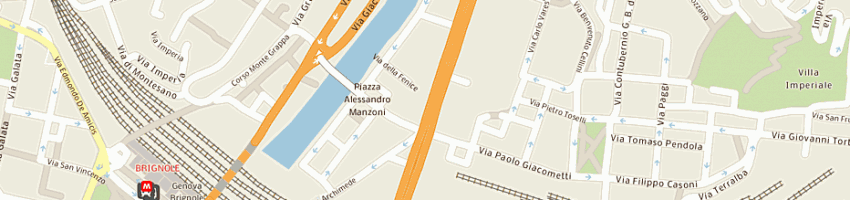 Mappa della impresa autocarrozzeria russo franco a GENOVA