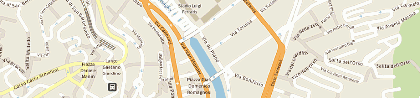 Mappa della impresa micali pierino e c (sas) a GENOVA
