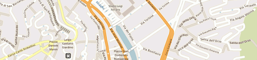 Mappa della impresa microsistemi sas a GENOVA