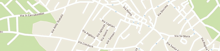 Mappa della impresa pau raffaele a CAGLIARI