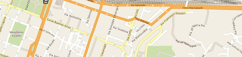 Mappa della impresa cedec a GENOVA