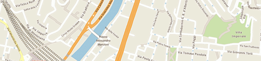 Mappa della impresa badile giuseppe a GENOVA