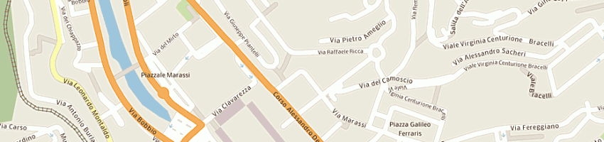 Mappa della impresa ghio e galli e c snc a GENOVA