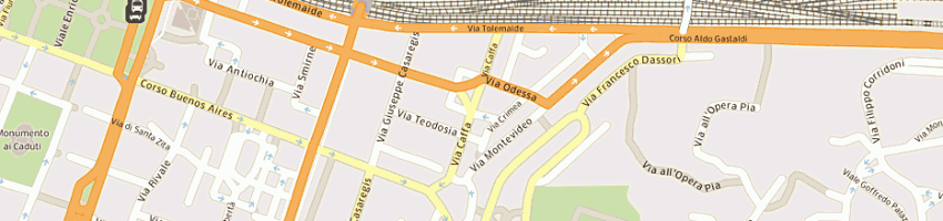 Mappa della impresa gueli gaetano a GENOVA