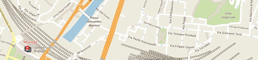 Mappa della impresa caffelatte sas di ratto andrea e c a GENOVA
