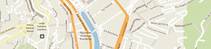 Mappa della impresa bassi gian vittorio a GENOVA