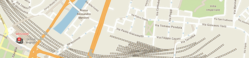 Mappa della impresa glover (srl) a GENOVA