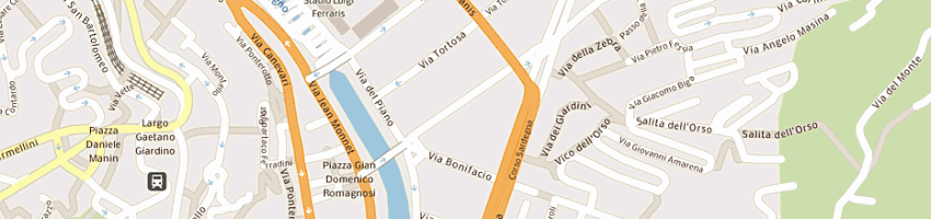 Mappa della impresa caddeo efisio a GENOVA