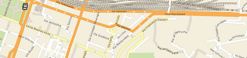Mappa della impresa fallimento gepco salc spa in liquidazione a GENOVA