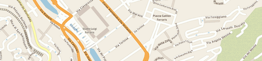Mappa della impresa lesina adalberto a GENOVA