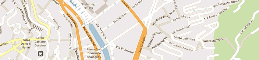Mappa della impresa cesareo giorgio a GENOVA