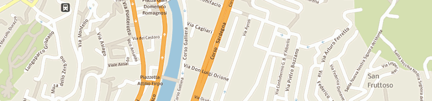 Mappa della impresa perasso roberto a GENOVA