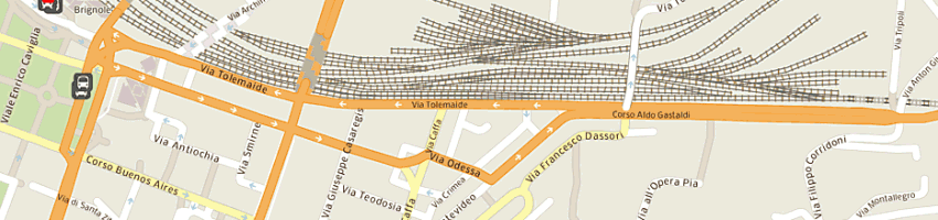 Mappa della impresa medeor a GENOVA