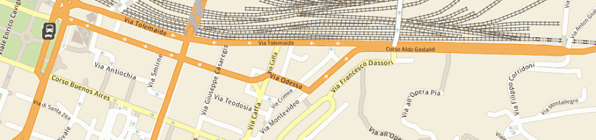 Mappa della impresa videon hi-fi srl a GENOVA