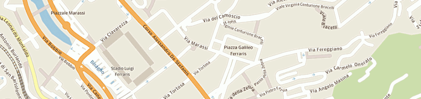 Mappa della impresa da marcello sas di patrizia delucchi e c a GENOVA