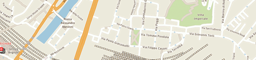 Mappa della impresa pesce massimo impianti elettrici a GENOVA