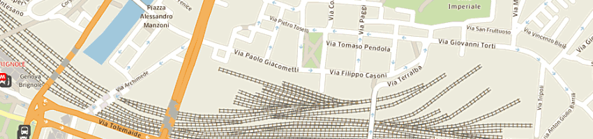 Mappa della impresa sartore sergio e c (snc) a GENOVA