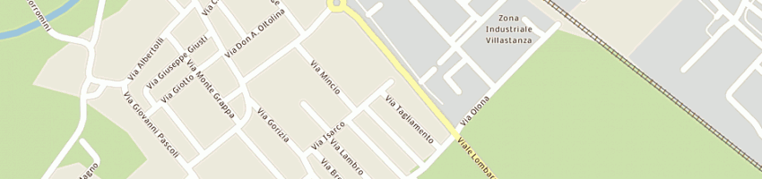 Mappa della impresa new health center spa a MILANO