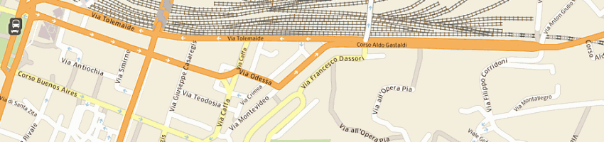 Mappa della impresa esain srl a GENOVA