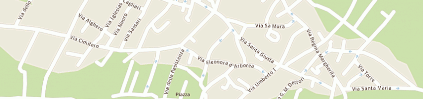 Mappa della impresa cossu pietro a UTA