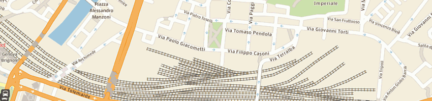Mappa della impresa macchiaroli valerio a GENOVA
